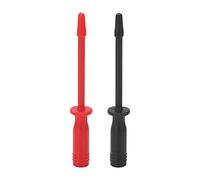 plplaaoo 2PCS J30016 Crochet de Test multimètre à sonde de perçage avec Port de connecteur de 4 mm, sonde d'isolation sûre en Acier Inoxydable pour la réparation Automobile, multimètres,
