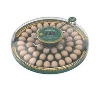plplaaoo 52 Incubateur d'oeufs avec Une température Automatique de contrôle d'humidité des œufs Afficher la Double Alimentation et l'œuf Candler léger incubateur Confortable avec Une (Bouchon UE)