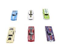 plplaaoo 6 pièces garçons Mini modèles de Voiture en Alliage Tirer vers l'arrière Voiture de Course Ensemble de Jouets modèle de véhicule Exquis pour Les Tout-Petits Enfants Enfants