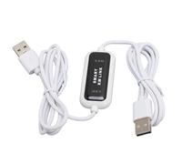 plplaaoo Adaptateur de Partage de Clavier de Souris de Liaison de données USB PC vers PC pour Un Pont de Transfert de fichiers et de Presse-papiers Efficace Câble de Copie d'ordinateur