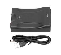 plplaaoo Adaptateur SCART vers HDMI Convertisseur Audio vidéo 1080P 60 Hz avec Alimentation USB Plug and Play Signal Composite vers convertisseur numérique pour TV Lecteur DVD STB