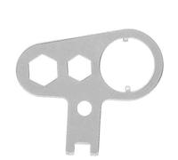 plplaaoo BCD BCD Flatage Deflate Valve Repair Tool High Strength Anti Rust Tous dans Un Outil pour la Maintenance BCD 420 Silver en Acier Inoxydable 6.5x5,7 cm