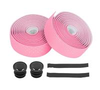 plplaaoo Bike Gropwar Tape Road Road Bike Gopybar Tapes Anti Slip Cycling Handle Wraps Contrôle de conduite Absorbant pour les vélos de route 2pcs High Elastic Silicone EVA Matériau (Rose)