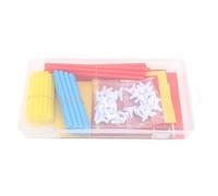 plplaaoo Blocs de Construction en Plastique, Jouets éducatifs, Couleurs Vives, Ensemble de Construction géométrique 3D pour Enfants, Apprentissage STEM, mathématiques, développement des