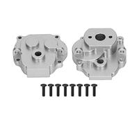 plplaaoo Boîtier de boîte de Vitesses RC en Alliage d'aluminium Robuste résistant aux Chocs, Coque de boîte de Vitesses sur chenilles, pièce de Rechange Compatible avec Le modèle de Camion (Argent)
