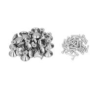 plplaaoo Boutons d'armoire ronds Boutons d'armoire de cuisine ronds Bouton rond en forme de champignon Boutons de meubles élégants antirouille remplaçables pour armoires de cuisine Portes (S)