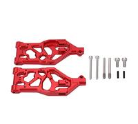 plplaaoo Bras inférieurs Avant RC en Alliage d'aluminium, pièces de Mise à Niveau de Suspension Durable Haute résistance pour Voitures RC 1/5 KRATON 8S Outcast 8S (Rouge)