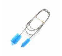 plplaaoo Brosse de Nettoyage Flexible à Double Tubes, Outil de Nettoyage à Ressort pour réservoir de Poisson (Bleu) pour Un Nettoyage Efficace des tuyaux (Blau)