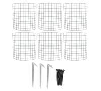 plplaaoo Cages animales d'usine de Preuve pour Le matériel extérieur 13,5x42cm de Fer de Jardins de pelouse 6 Paquets l'arbre vigoureux expansible de Jardin en métal de protecteurs