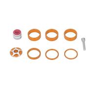 plplaaoo CANSUCC Bike Tige avant de fourche de machine à laver Keeproof 28,6 mm - Entretoises pour casque de vélo de montagne et de route (2358tcr doré)