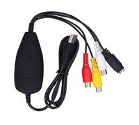plplaaoo Carte de Capture vidéo VHS DVD Maker Adaptateur USB 2.0 Plug and Play pour convertir la vidéo analogique en numérique pour Les Archives domestiques et la Conservation des médias
