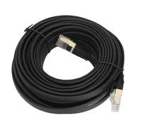 plplaaoo CAT 8 Câble Ethernet Flat à grande vitesse 40 Gbps 2000 MHz Câble réseau avec connecteur RJ45 pour le streaming de jeu et le bureau à domicile 10 mètres