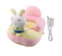 plplaaoo Chaise de canapé pour bébé en Peluche à Hauteur réglable Bluetooth a permis d'apprendre à asseoir Le siège de Soutien avec Une Conception Anti-Automne pour Les Tout-Petits garçons (Lapin)