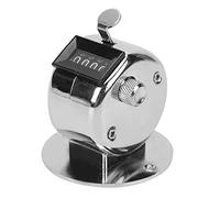 plplaaoo Compteur Manuel en Acier Inoxydable, Outil de comptage Manuel à 4 Chiffres, Durable et précis pour Le comptage des Marchandises en Atelier