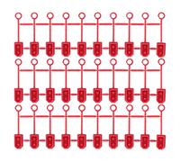 plplaaoo Couvre-bornes de Batterie au Lithium pour Drone, étanche, Anti-poussière, Anti-oxydation, étui de Protection pour Prise XT60 en Plastique 5,6 x 1,1 x 1 cm, 30 pièces (Rouge)