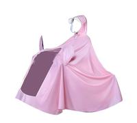 plplaaoo Cycle de batterie électrique pour vélo imperméable poncho long corps complet corps réutilisable poncho, 4 x type de couvercle miroir rose, Taille Unique
