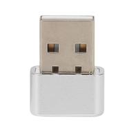plplaaoo Déplacement de Souris USB Petit Appareil indétectable avec Boutons Marche/arrêt en Mode séparé Prend en Charge 3 Pistes Plug and Play Maintient l'ordinateur Portable éveillé pour (Argent)
