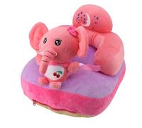 plplaaoo Dessin animé bébé siège de Soutien en Peluche réglable Stable Enfants Apprendre Assis siège pour la Maison (Éléphant de Veau)