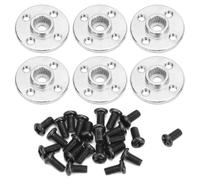 plplaaoo Disque de Bras de Servo Standard 25T, Disque de mécanisme de Direction Universel en Alliage d'aluminium avec vis pour servomoteurs MG996 Hitec Parallax Futaba 6 pièces