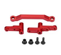 plplaaoo Économiseur de servo de Direction en Alliage d'aluminium, pièce de Mise à Niveau anodisée Durable usinée CNC Haute Performance pour HIMOTO E10MTL E10MT E10BP Voiture RC à (31015R Rouge)