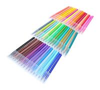 plplaaoo Ensemble de marqueurs artistiques 12 18 24 36 48 couleurs, stylos pinceaux à pointe souple, sûrs, non toxiques, lavables, vibrants et lisses, fournitures de peinture pour enfants, (48)