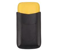 plplaaoo Étui à cigares en Cuir pour cigares, Mini Porte-cigares Portable, léger, 3 Supports, étui pour Cave à cigares pour Voyager à la Maison, Cadeau pour Les Amateurs de cigares,