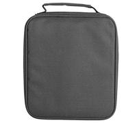 plplaaoo Étui à stylos Sac de Papeterie Portable Simple boîte à Crayons en Tissu Mat de Grande capacité pour Les étudiants de Bureau Scolaire Gris Noir 21 x 25,3 x 4,7 cm