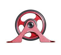 plplaaoo Garde-Boue de vélo Pliant, Roue Facile, Garde-Boue arrière en Alliage d'aluminium, léger et Durable, Roue Facile à Vivre pour Accessoires de vélo pliants, Noir, Or, Argent, Rouge (Rouge)