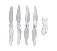 plplaaoo Hélices LED à libération rapide PC à faible bruit PC Light Night Flying Flying Propeller Blades Set for Air 3
