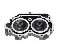 plplaaoo Hors-Bord Culasse en Acier Inoxydable Bateau Moteur Couverture Moteur pour 2 Temps 15HP Marine Applications