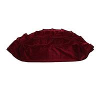 plplaaoo Housse de Tabouret de Piano en Velours doré foncé Doux, Protection Anti-poussière pour chaises de Piano Verticales, sièges Simples, élastique, légère, Pliable, Facile à (Cramoisie)