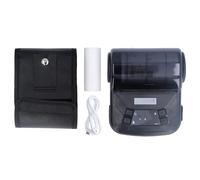 plplaaoo Imprimante de réception Thermique 80 mm de Haute Vitesse Bluetooth Imprimante Thermique à Faible Bruit imprimante de réception sans Fil pour supermarché Rester Shopping Mall Black (avec Cas)