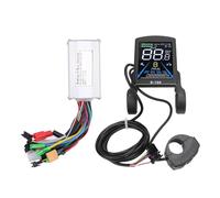 plplaaoo Kit de Conversion de vélo électrique Contrôleur Mode Sine Wave 3 Mode 17A avec Affichage LCD Couleur pour vélos de Montagne