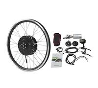 plplaaoo Kit de Conversion pour vélo électrique avec Moteur moyeu Roue Avant 36 V 500 W, Moteur à Engrenages sans balais Avant, écran LCD7U (27,5 Pouces)