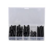 plplaaoo Kit de matériel de pêche à la carpe Premium Anti Manchon Leader Clip Queue Caoutchouc Changement Pivotant Accessoires de Pêche pour Pêcheurs à la Carpe en Silicone ABS Caoutchouc 60 pcs