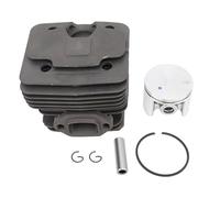 plplaaoo Kit de Piston de Cylindre de 45 mm, Haute Performance, Durable, Installation Facile, pièces de Mise à Niveau du Moteur pour Tondeuse à Gazon Alpina P500 P510 P522 VIP 52 55,