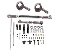 plplaaoo Kit de raccords métalliques pour axe RC, pièces de Mise à Niveau durables Haute Performance pour Voitures télécommandées MN D90 D91 D96 D99, matériau en Alliage d'aluminium (De Couleur)