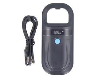 plplaaoo Lecteur d'identification Animale Portable Portable Pet Pet Tag Chip Scanner avec Charge USB intégrée dans Le Buzzer pour la Gestion des Petits Animaux et Le matériel d'abs à