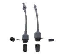 plplaaoo Lot de 2 adaptateurs Satellite rectangulaires SPX vers Ethernet RJ45, câble coupleur étanche 22 AWG, Transmission Haute Vitesse pour appareils Satellites rectangulaires Plats