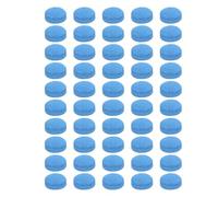 plplaaoo Lot de 50 embouts de rechange en cuir de haute qualité avec boîte de rangement pour billard et jeux de billard, tailles disponibles 9 mm, 10 mm, 13 mm (je mange)