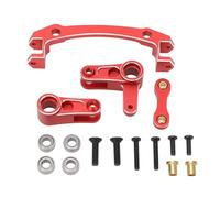 plplaaoo Manivelle de Direction RC, servomoteur en Alliage d'aluminium, Haute Performance, contrôle amélioré pour ARRMA 1/8 Mojave 4X4 4S BLX, pièces de Mise à Niveau pour Voiture RC (Rouge)