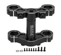 plplaaoo Motorcycle électrique Triple Pramp Set High Performance Aluminium ALLIAG Absorber ABORDBOTRE Fixe Triangle Plaque pour LOSI 1/4 PROMOTO MX MOTOCYLEMENT (Noir)