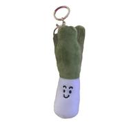 plplaaoo Oignon peluche pendant keychain fun caricature de dessin animé décoratif pp coton mignon green oignon peluche pendentif pour enfants sac à dos clés clés