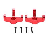 plplaaoo Pièces de Mise à Niveau de fusée d'essieu en métal, Accessoires de Voiture RC en Alliage d'aluminium Durable Haute Performance pour Voiture télécommandée 1/10 104001, Ensemble de (Rouge)