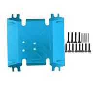 plplaaoo Plaque de Protection de Voiture RC, Support de boîte de Vitesses Centrale en Alliage d'aluminium usiné CNC, Accessoire léger et Durable adapté pour Wraith 90018 90048 à l'échelle (Bleue)