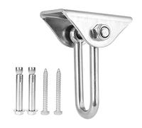 plplaaoo Plaque oscillante en acier inoxydable à plaque fixe hamac suspend un crochet de suspension types de suspension pour balançoire extérieure chaise suspendue de yoga corde