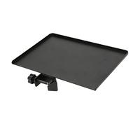 plplaaoo Plateau de Carte Son en Alliage Noir, étagère Multifonction en métal, Support de Diffusion en Direct pour téléphone Portable, Accessoire d'équipement pour Salle de Discussion sur