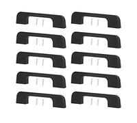 plplaaoo Poignées de tiroir Poignées d'armoire Moderne Simple Unique Forte capacité portante Poignées en alliage de zinc pour porte fenêtre de garde-robe 10 pièces 11,2 x 23 mm Distance