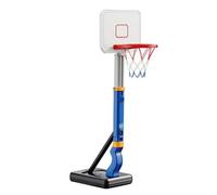 plplaaoo Pool Basketball Hoop au Bord de la Piscine monté au-Dessus du Sol Tempe de Jeu d'eau d'été réglable pour Les Filles pour Enfants (Bleu 5577-37a)