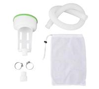 plplaaoo Pool Nettainer Leaf Sac Plastique Passage de Piscine Net avec Un connecteur de tuy